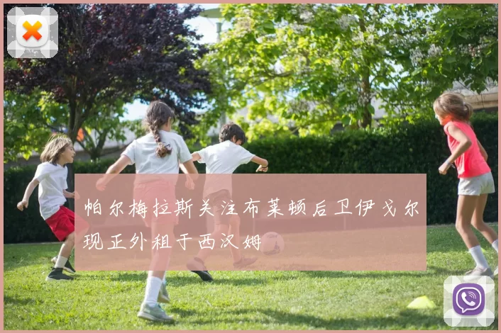 帕尔梅拉斯关注布莱顿后卫伊戈尔现正外租于西汉姆
